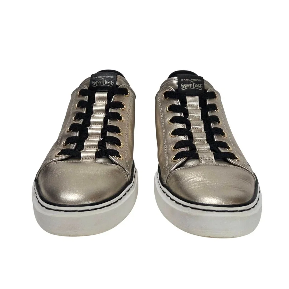 Skechers Snoop Dogg Slip-ins Snoop One Double G Gold Sneakers Men 9 /Women‎ 10.5